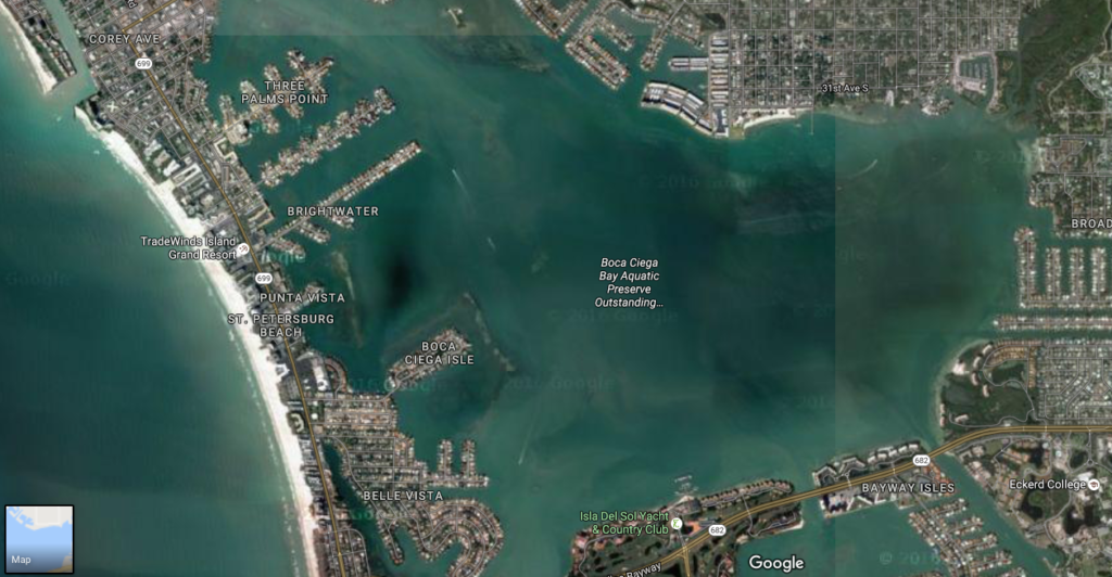 Printable Map Of Boca Ciega Bay