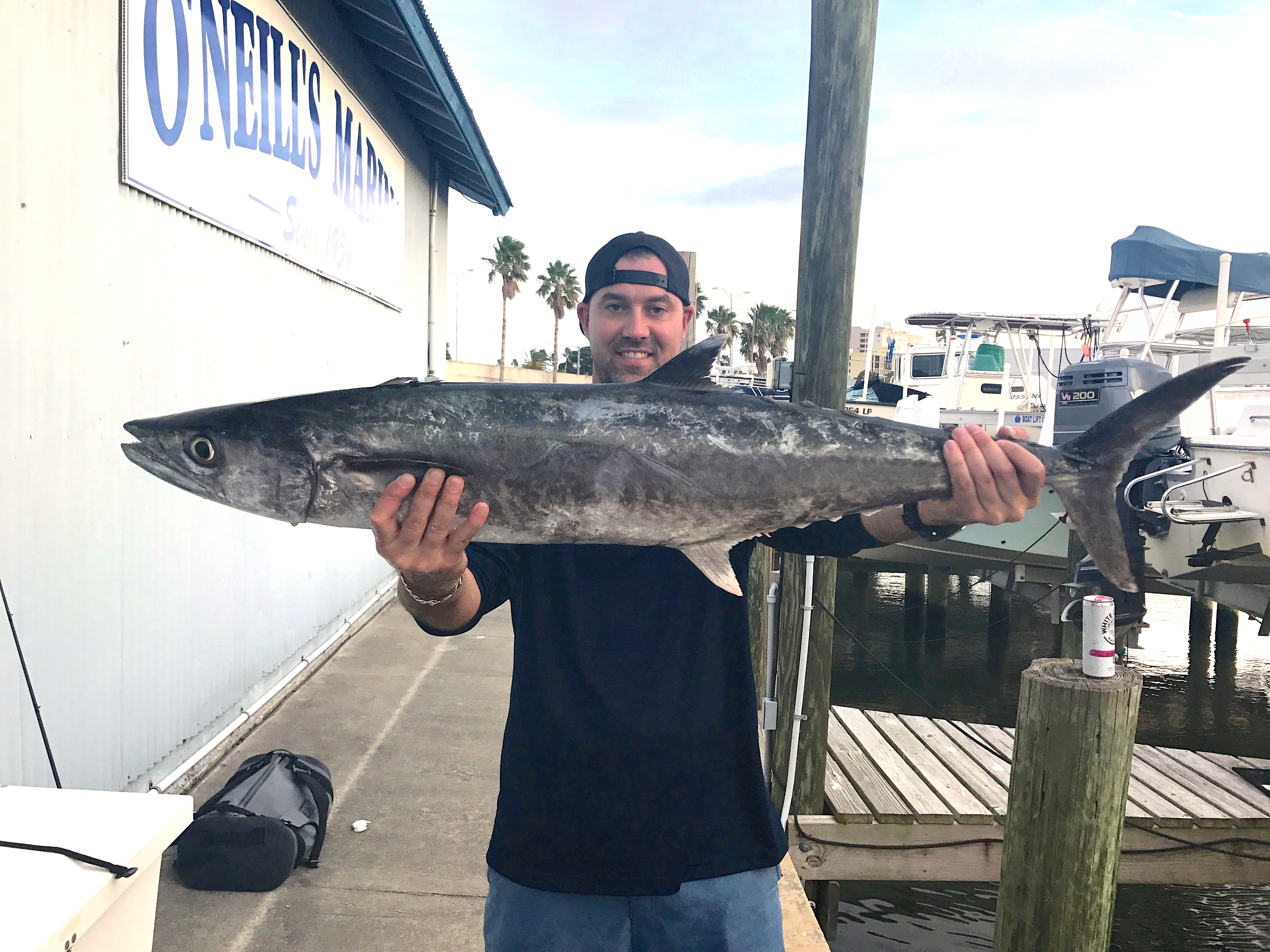 Jaime Santiago, Abner Santiago, William Purcell, Jimmy Alejandro, and bottom David Santiago Kingfish fishing report